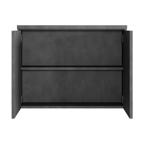 Badplaats Badkamerkast paso 80 x 20 x 60 cm donker spiegelkast - Image 2
