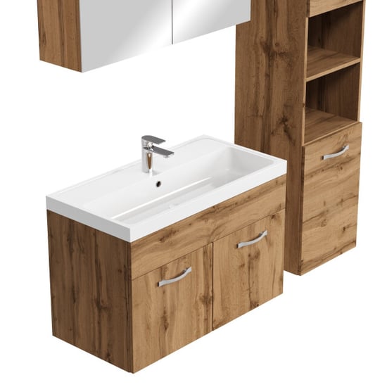 Badplaats Badkamermeubel set paso xl 80 x 40 cm - badmeubel met - Image 3