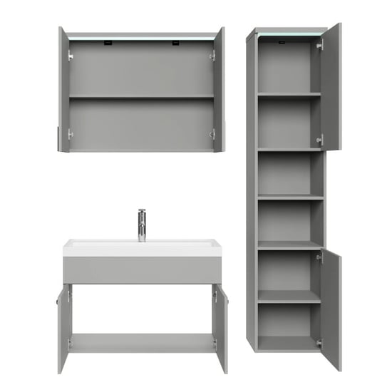 Badplaats Badkamermeubel set paso 80 x 40 cm mat badmeubel met - Image 4
