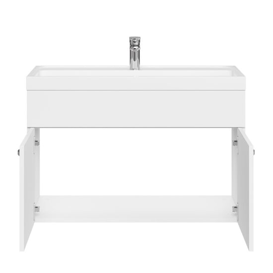 Badplaats Badkamermeubel set paso 01 80 x 40 cm hoogglans badmeubel met - Image 2
