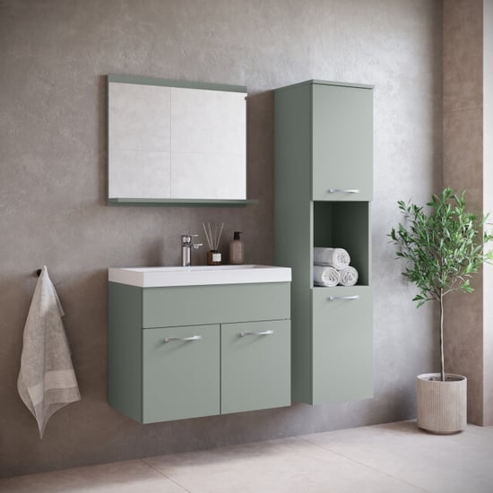 Badplaats Badkamermeubel set montreal 60 x 35 cm mat badmeubel met - Image 2