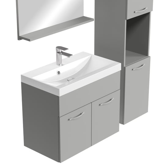 Badplaats Badkamermeubel set montreal 60 x 35 cm mat badmeubel met - Image 3