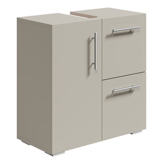 Badplaats Wastafel onderkast mars 60 x 30 x 60 cm beige badkamerkast – - Image 1