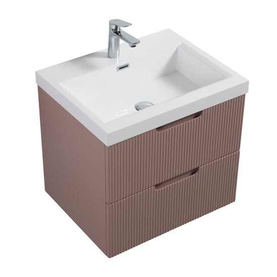 Badplaats Badkamermeubel set thermis 60cm - badmeubel met wastafel - Image 3