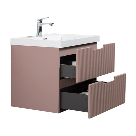 Badplaats Badkamermeubel set thermis 60cm - badmeubel met wastafel - Image 4