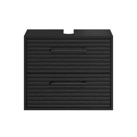 Badplaats Wastafel onderkast etna 60 x cm 35 cm x 50 cm mat zwart - - Image 3