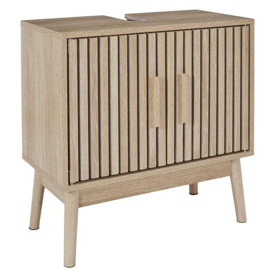 Home Deco Factory Wastafelonderkast klaus met uitsparing 30x60x70 cm wastafelmeubel - Image 1