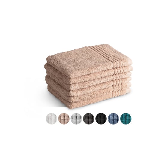 Phlox Washandjes set 16x21 cm 6 stuks 600 g/m2 zacht katoen supreme - Image 5