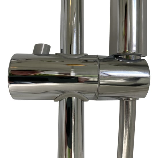 4bathroomz ® square douche glijstangset rechthoekig chroom - Image 2