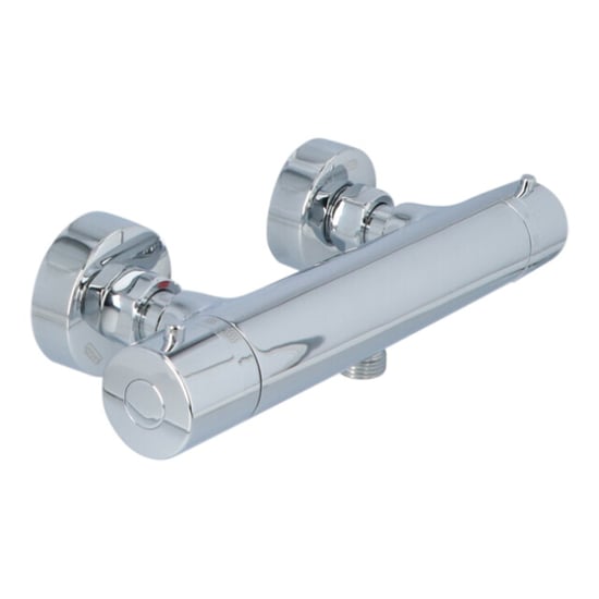 Luzzo ® douche thermostaatkraan rond chroom - Image 3