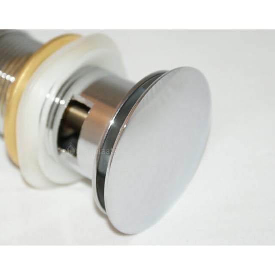 Badplaats Afvoerplug chroom pop up plug voor wastafel met overloop - Image 2