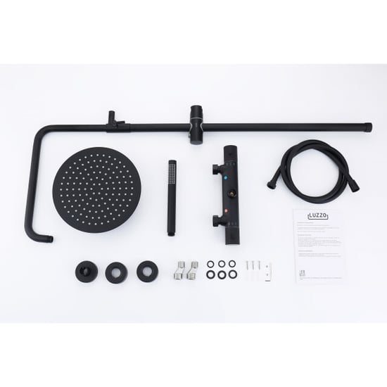Luzzo ® serru regendouche diamond met thermostaat- mat - Image 2