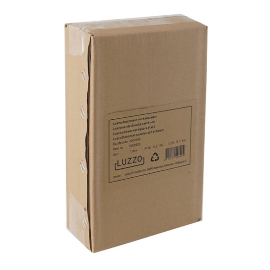 Luzzo ® square complete hand doucheset waterbesparend douchekop, slang en - Image 3