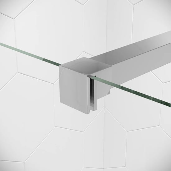 Badplaats Douchewand florida 60 x 200 cm chroom – inloopdouche 8 mm - Image 3