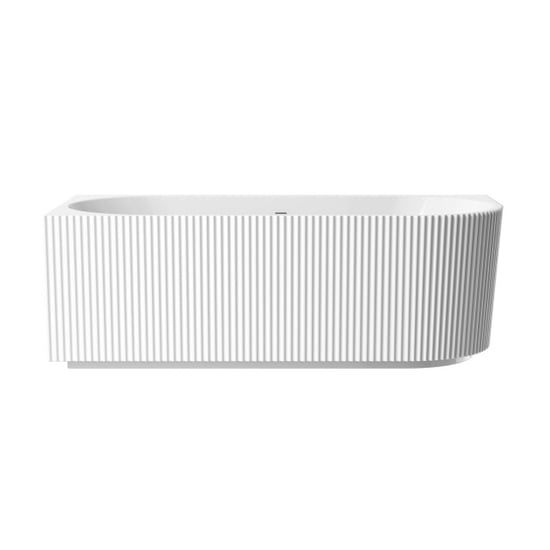 Badplaats Ligbad havana 170 x 80 x 58 cm half vrijstaand bad hoogglans - Image 1