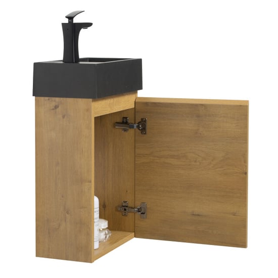 Badplaats Toiletmeubel angela 40 x 22 cm - fonteinmeubel met zwarte - Image 5