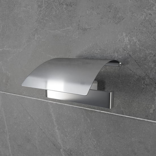 Luzzo ® piazzo messing toiletrolhouder met klep wc rolhouder - - Image 2