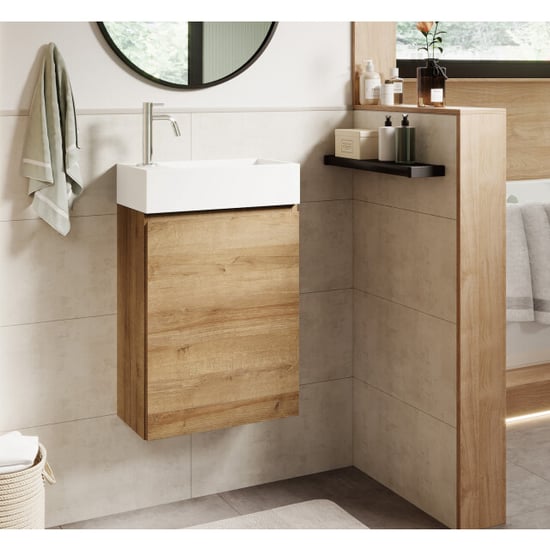 Badplaats Toiletmeubel angela 40 x 22 cm - fonteinmeubel met wastafel - Image 5