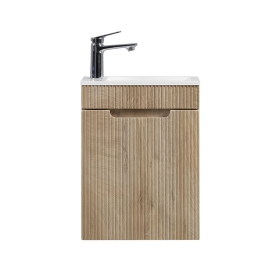 Badplaats Toiletmeubel thermis 40 x 22 cm licht fonteinmeubel met - Image 2