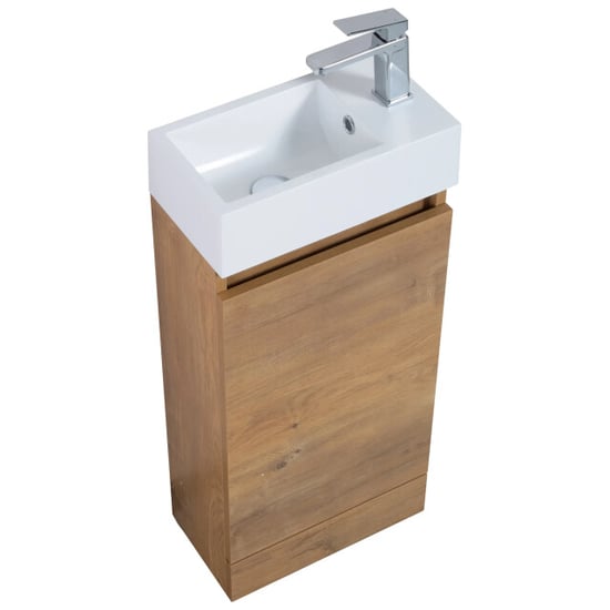 Badplaats Toiletmeubel peru 40 x 22 cm - fonteinmeubel met wastafel - Image 3