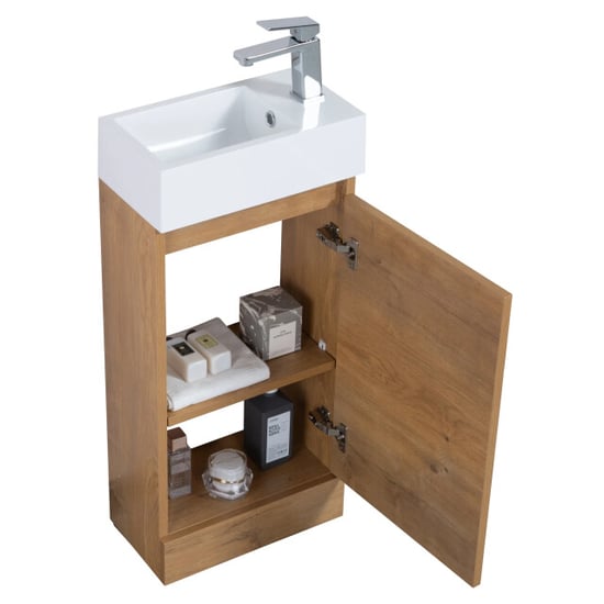 Badplaats Toiletmeubel peru 40 x 22 cm - fonteinmeubel met wastafel - Image 5