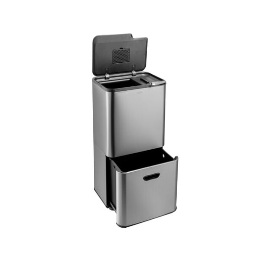 Luzzo ® kansas push prullenbak 63 liter afvalscheiding 4 vakken afval scheiden - Image 2