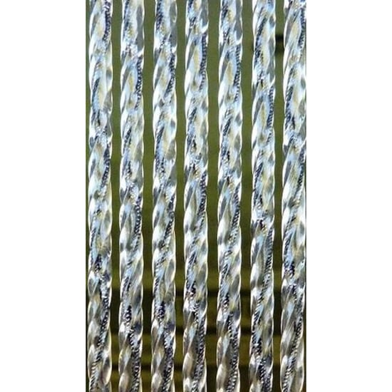 Vliegengordijnenexpert Milano vliegengordijn 100x240 cm transparant/ op het kozijn - Image 3