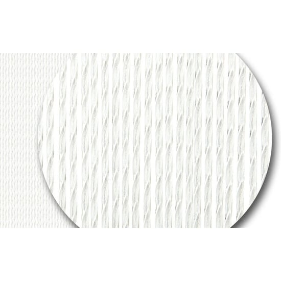 Vliegengordijnenexpert Milano vliegengordijn 92x210 cm transparant met witte draad in het kozijn - Image 2