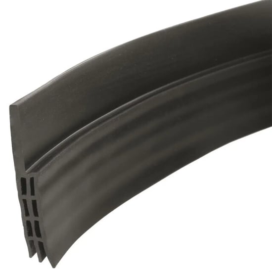 WDMT Zelfklevende tochtstrip voor deuren 100 x 5 cm zwart - Image 2