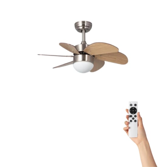 Ventiluxe Plafondventilator milano met verlichting Ø81cm 6 snelheden afstandsbediening - - Image 1