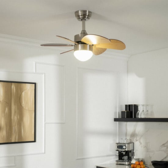 Ventiluxe Plafondventilator milano met verlichting Ø81cm 6 snelheden afstandsbediening - - Image 2