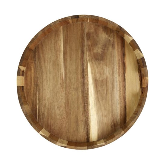Casa di Elturo Rond houten dienblad 35 cm – acaciahout - Image 6