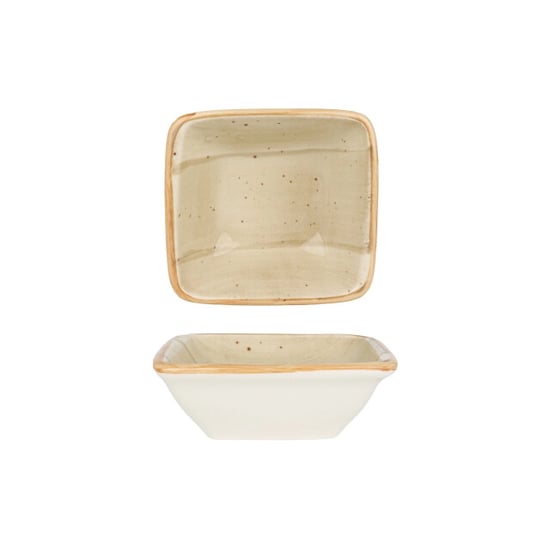 Bonna Serveerschaal aura terrain porselein 8x8.5 cm set van 2 - Image 1
