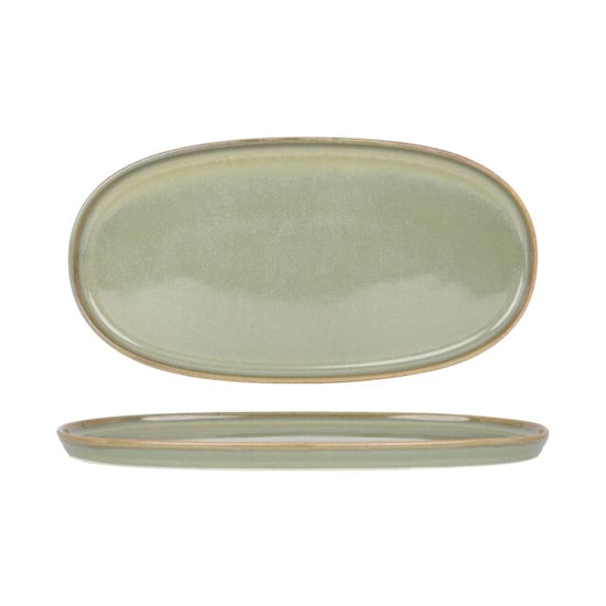 Bonna Serveerschaal sage hygge porselein 30 cm set van 2 - Image 1