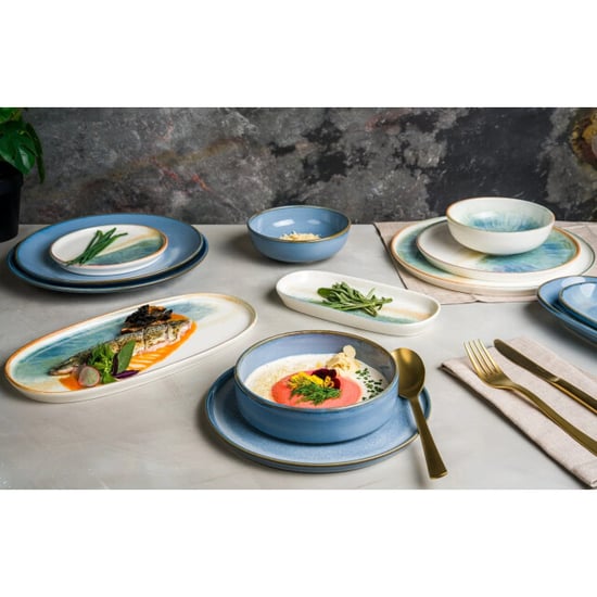 Bonna Serveerschaal sky hygge porselein 30 cm set van 2 - Image 2
