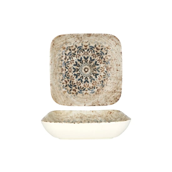 Rinart Serveerschaal aztec porselein 20 cm set van 2 - Image 1