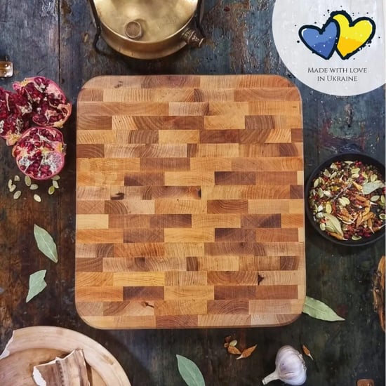 Maysternya Rechthoekige houten snijplank 32,5 x 36,5 x 4,5 cm bruin - Image 2