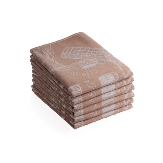 DoubleDry Luxe theedoeken set 6 stuks 50x70 cm 100% katoen hoge - Image 1
