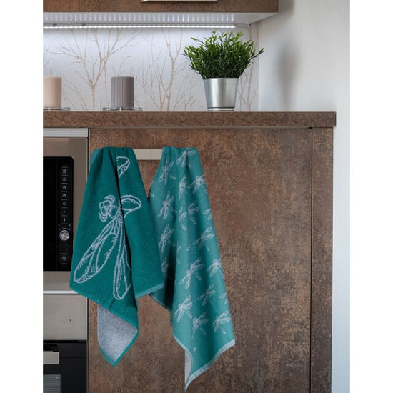 DoubleDry Luxe theedoeken set 6 stuks 50x70 cm 100% katoen hoge - Image 3
