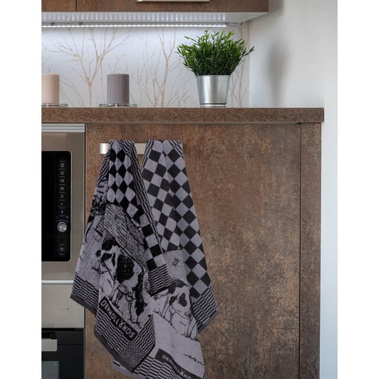DoubleDry Luxe theedoeken set 6 stuks 50x70 cm 100% katoen hoge - Image 2