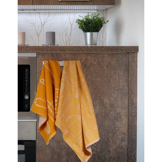 DoubleDry Luxe keukenhanddoeken set 6 stuks 50x50 cm 100% katoen hoge - Image 2