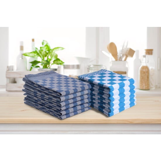 DoubleDry Luxe keuken- & theedoek set van 12 blok horeca - - Image 3