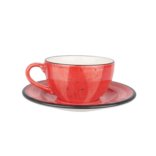 Bonna Koffie kopjes & schotel aura passion porselein set van 6 - Image 1