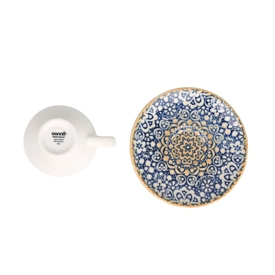 Bonna Thee kopjes & schotel alhambra porselein set van 6 - Image 2