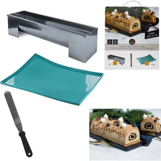 WDMT Complete cakevorm set met spatel en siliconen bakplaat - Image 3