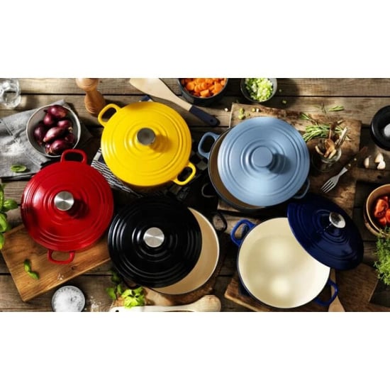 BK Cookware Bk bourgogne braadpan chili red 28 cm gietijzer - Image 3