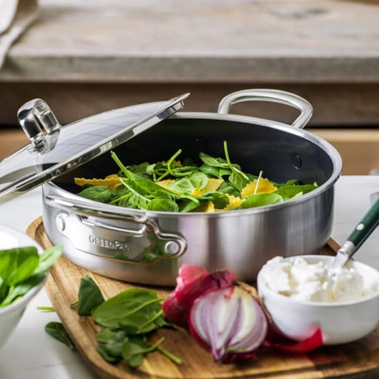 Greenpan Premiere hapjespan met deksel 26 cm rvs - Image 3