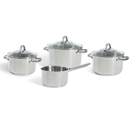 BK Cookware Bk essentials kookpannenset rvs 4 delig met glazen deksels - Image 4