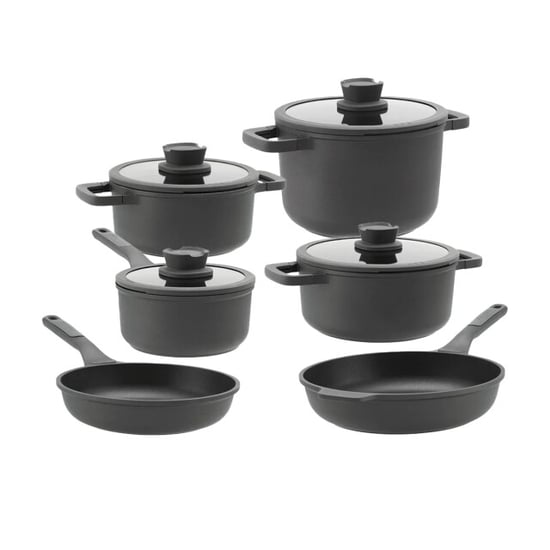 BergHOFF Pannenset leo stone 10 delig downdraft met gratis essentials serveertang 34cm - Image 2