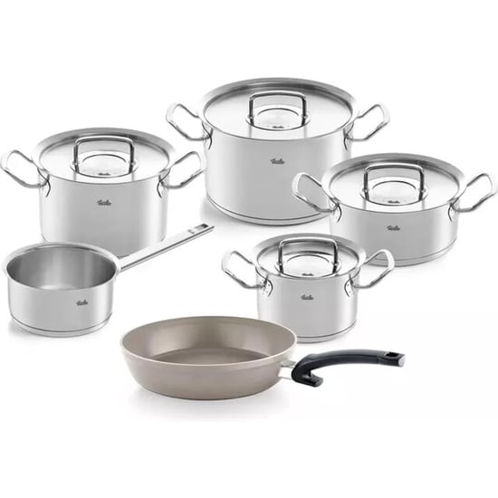 Fissler Original-profi collection pannenset met steelpan, ceratal koekenpan en rvs deksels, 6-delig - Image 1